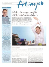 Mehr Bewegung für «Schreibtisch-Täter»