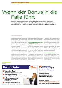 Wenn der Bonus in die Falle führt