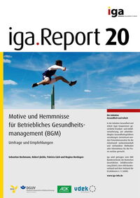Motive und Hemmnisse für Betriebliches Gesundheitsmanagement